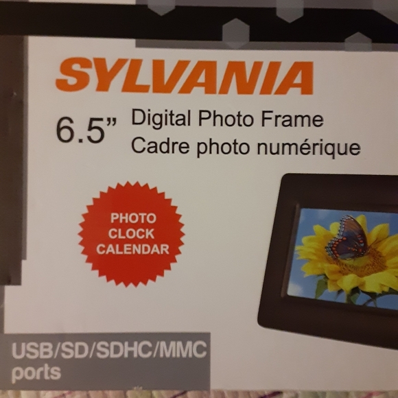 Sylvania SDPF651-B  6.5 " Digital Photo Frame - Picture 8 of 13